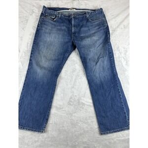 LL Bean Pants Mens 42‎ Blue Jeans Denim Pocket Outdoors Preppy Casual Mens 42x29